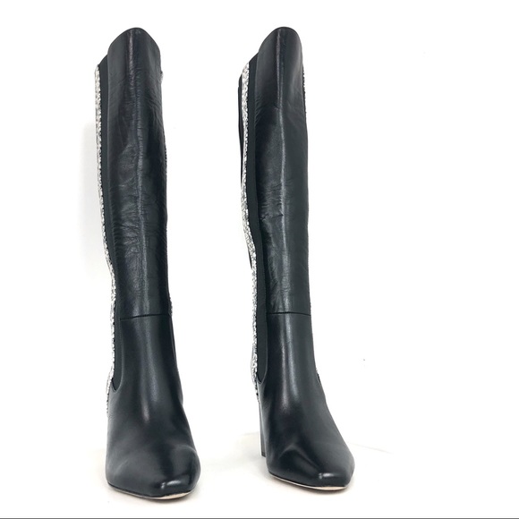 Donald Pliner Knee High Black Boots Size 6.5 - Picture 3 of 8